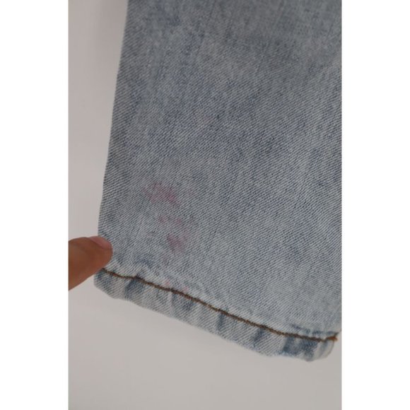 One Teaspoon Women's Size 26 Distressed Ripped Skinny‎ Leg Jeans Ankle Zip blue - Picture 11 of 12